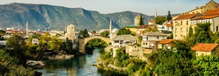 Mostar and the bridge upon two worlds