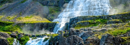 Dynjandi waterfall: pearl of the WestFjords