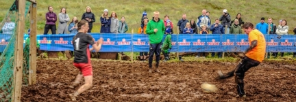 The mad mud football tournament of Iceland