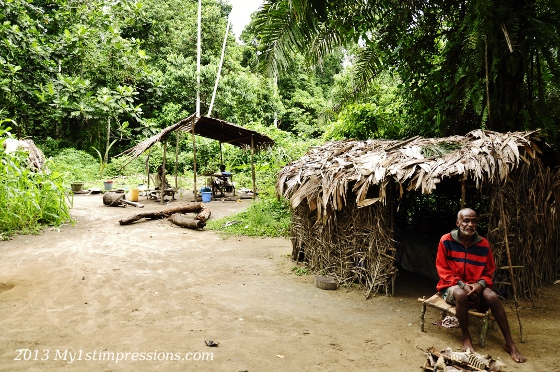 One of the very few Pygmeys met in the village