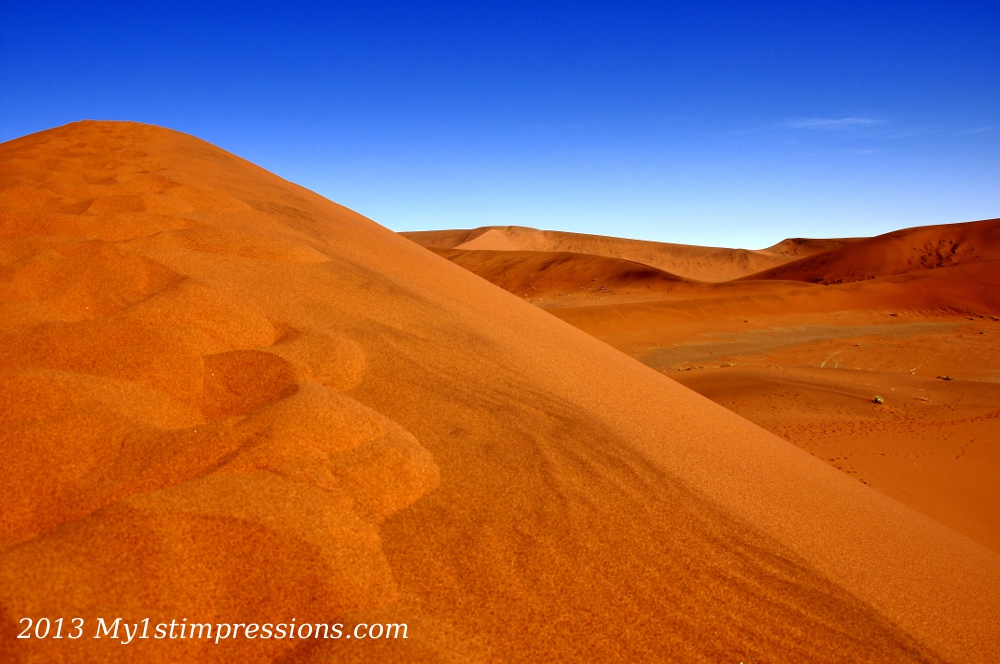 Sand Dunes in Namibia