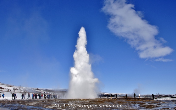 Geysir, a must see when it comes to Iceland