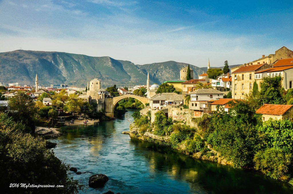 Mostar, Mostar bridge, Bosnia