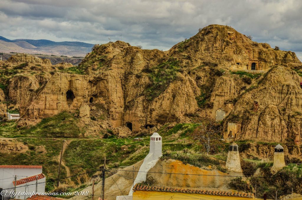 Guadix, casa cuevas, cave houses, Spain, Andalusia